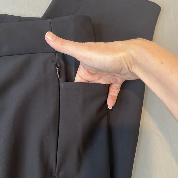 Athleta Stellar Skinny Trouser Black Travel Athleisure Size 16 Womens Stretch - Picture 9 of 9